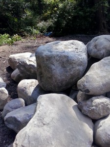 River rock boulder