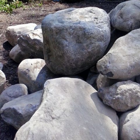 River rock boulder